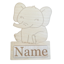 Load image into Gallery viewer, Woodland and Safari Animal Nursery Signs
